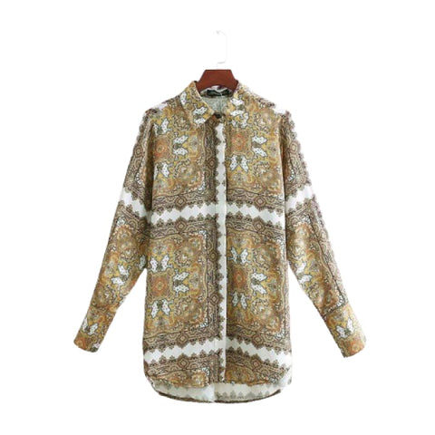 Chemise Motif Vintage