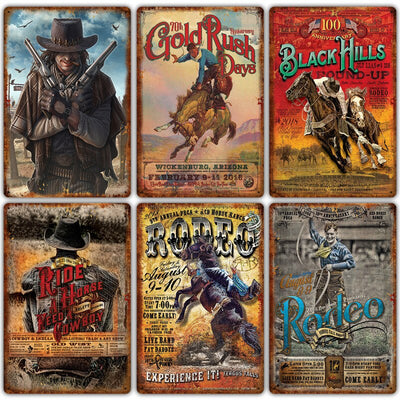 Cowboy Vintage Poster