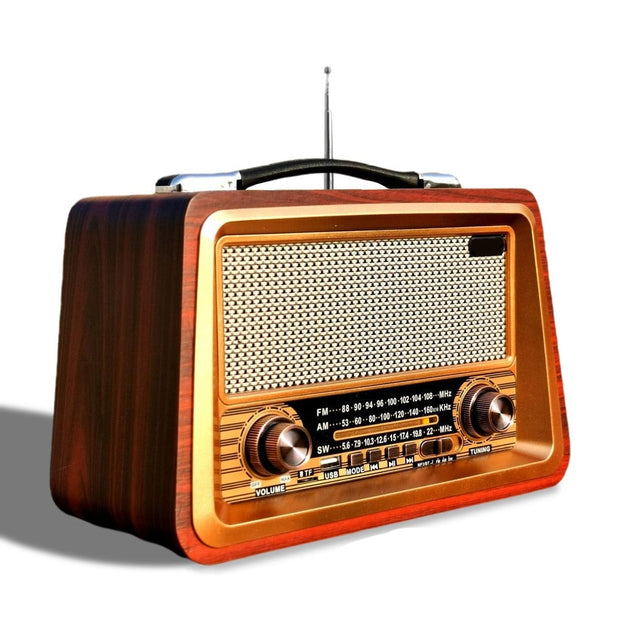 Enceinte bois vintage