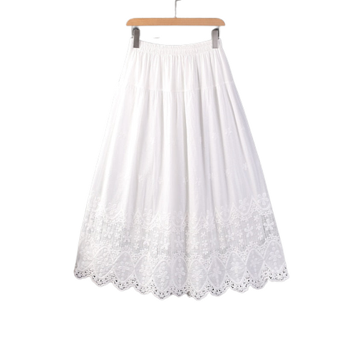 Jupe longue shop boheme blanche