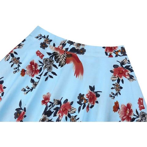 Jupe Vintage Style Bleu