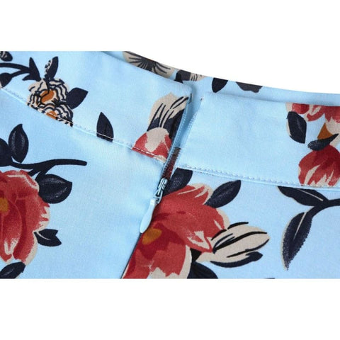 Jupe Vintage Style Bleu