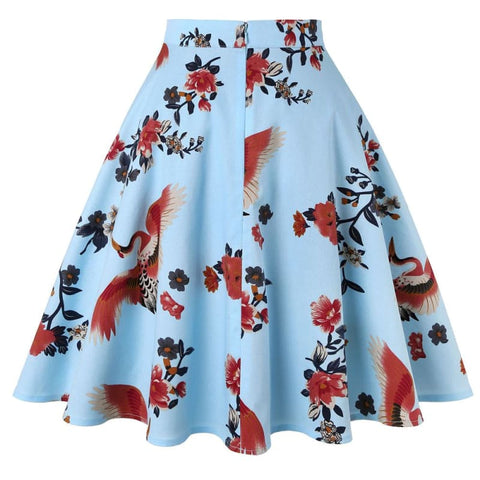 Jupe Vintage Style Bleu