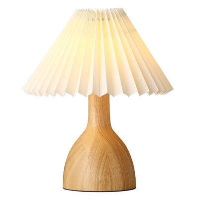 Lampe De Table Bois Design Vintage