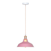Lampe suspension industrielle vintage
