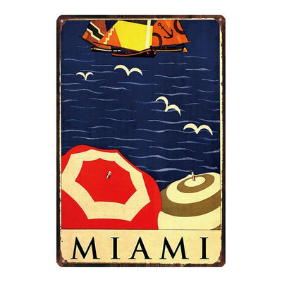 Miami Vintage Poster