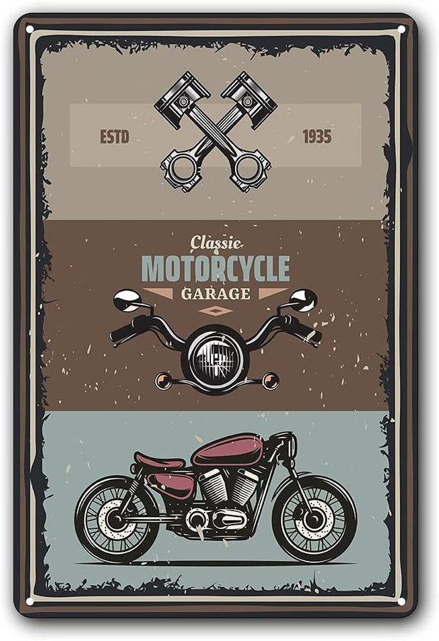 Motorcycle Vintage Poster
