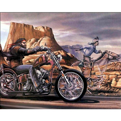 Peinture Tableau Moto Vintage