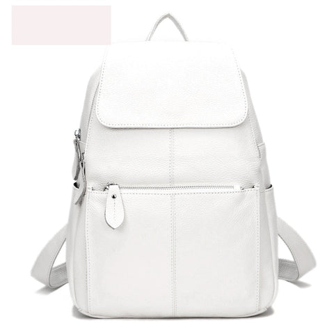 Petit sac à dos en cuir couleur style vintage