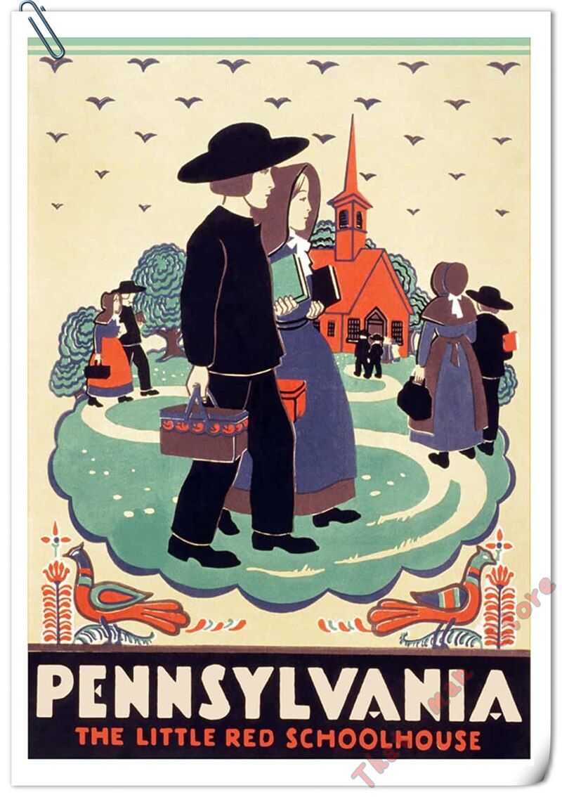 Poster Affiche Voyage Vintage