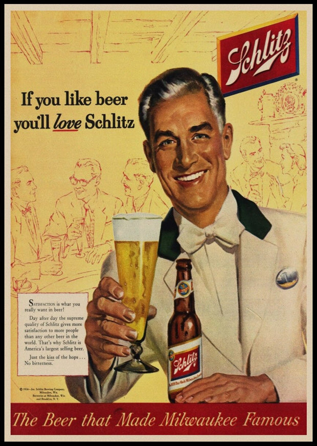 Poster Bière VIntage