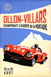 Poster Course Automobile Vintage