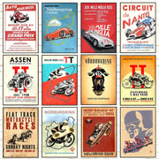Poster Course Automobile Vintage
