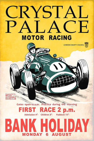 Poster Course Automobile Vintage