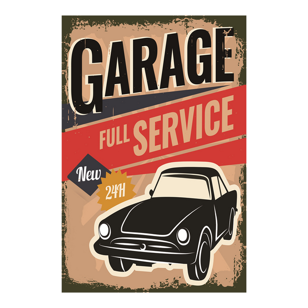 Poster Garage Vintage