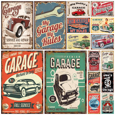 Poster Garage Vintage