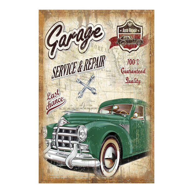 Poster Garage Vintage