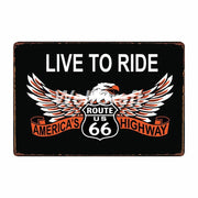 Poster Route Us Vintage