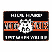 Poster Route Us Vintage