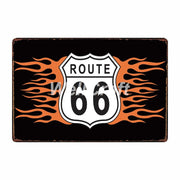 Poster Route Us Vintage
