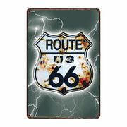 Poster Route Us Vintage