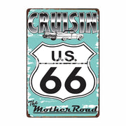 Poster Route Us Vintage