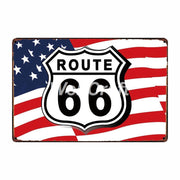 Poster Route Us Vintage