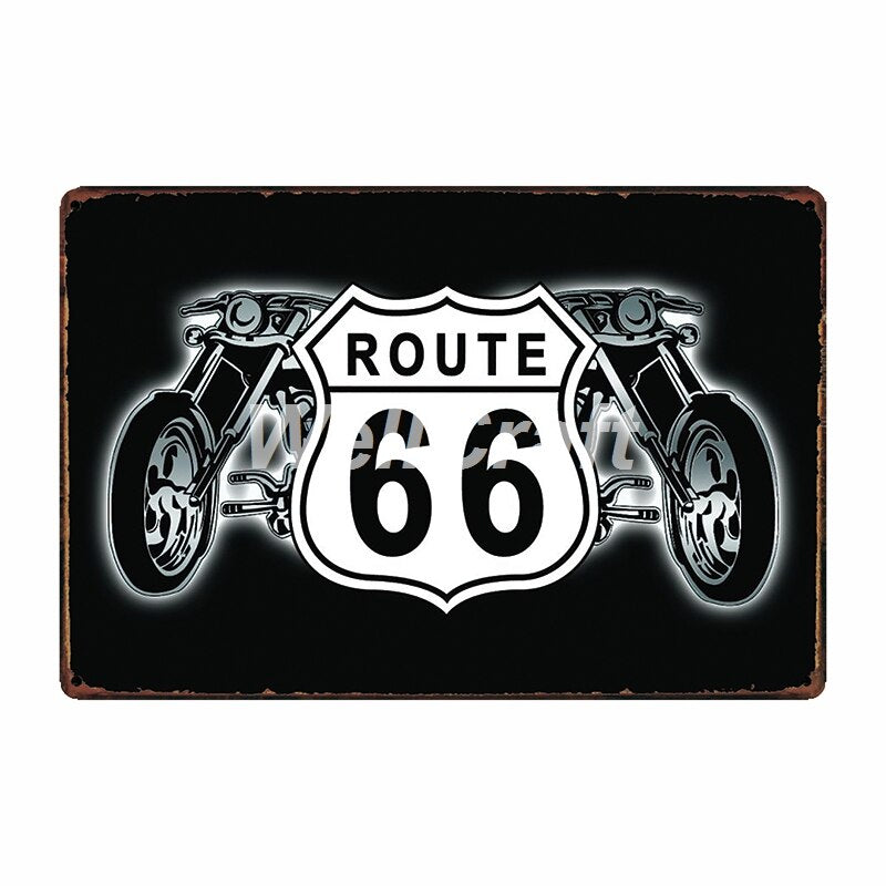 Poster Route Us Vintage