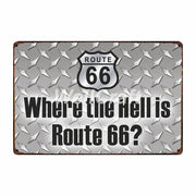 Poster Route Us Vintage