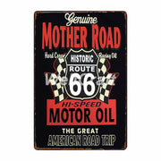 Poster Route Us Vintage