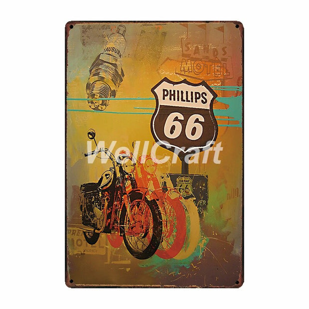 Poster Route Us Vintage