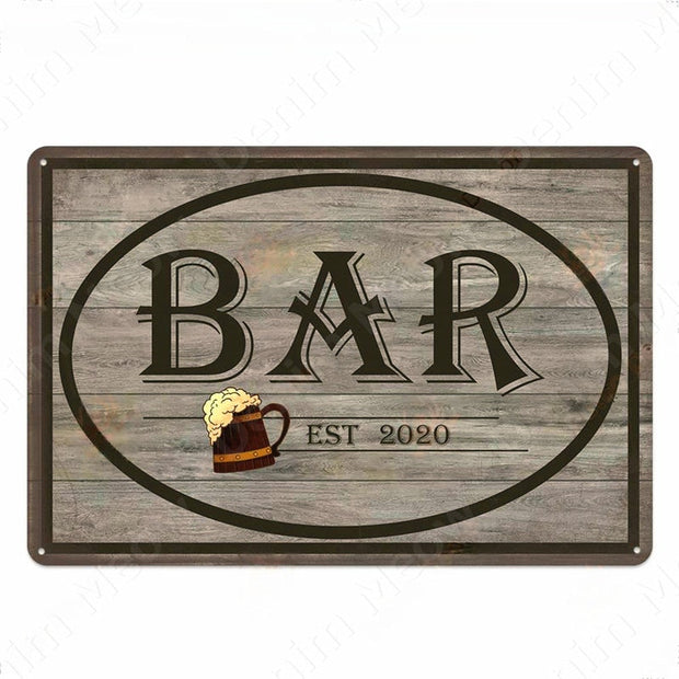 Poster Vintage Bar