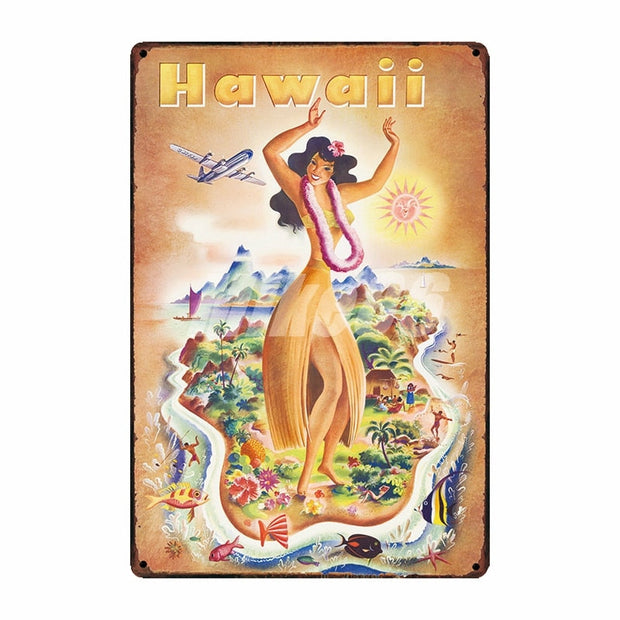 Poster Vintage Hawaii