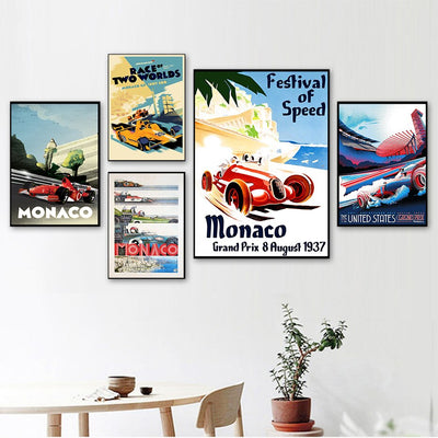 Poster Vintage Monaco