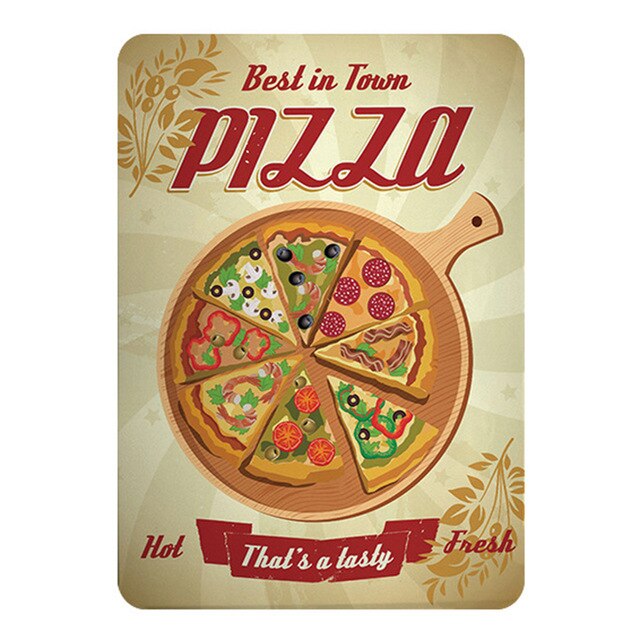 Poster Vintage Pizza Napoletana