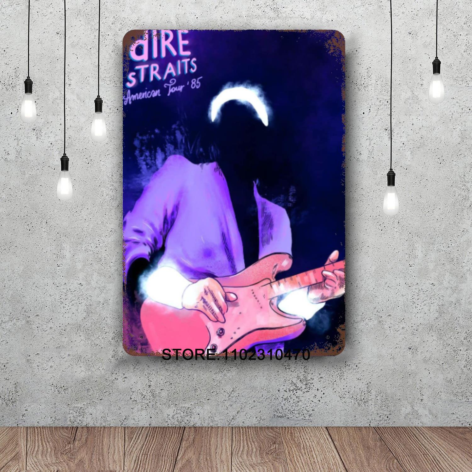 Poster Vintage Thème Guitare