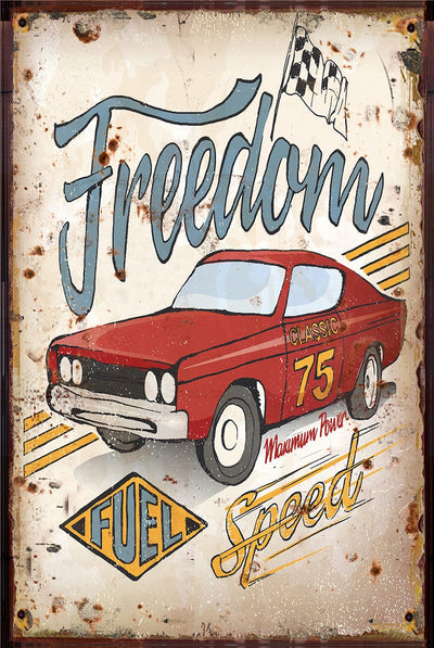 Poster Voiture De Sport Vintage