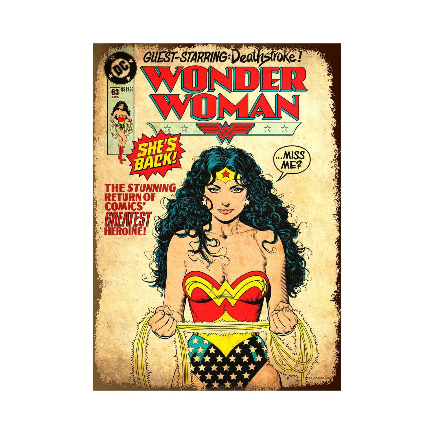 Poster Wonder Woman Vintage