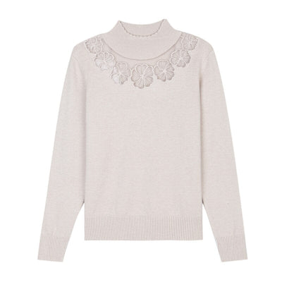 Pull Col Haut Vintage