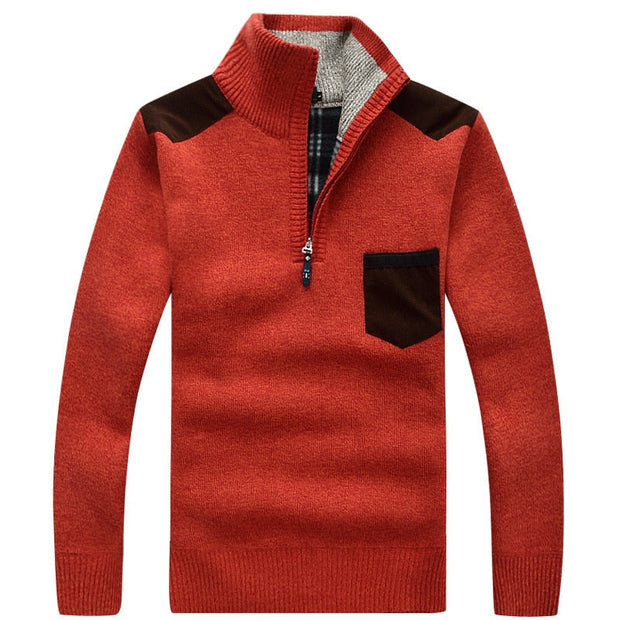 Pull Col Montant Large Vintage
