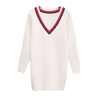 Pull En V Tennis Vintage