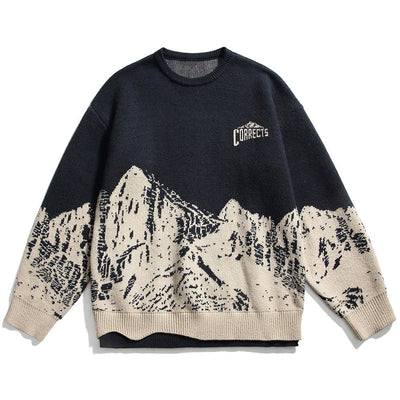 Pull Laine Montagne Vintage