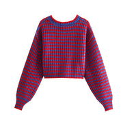 Pull Laine Tricoté Vintage