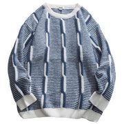 Pull Rétro En Coton Vintage
