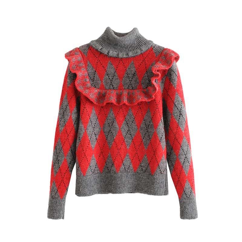 Pull Style Vintage Rouge