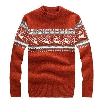 Pull Tricot Vintage Noël Années 70