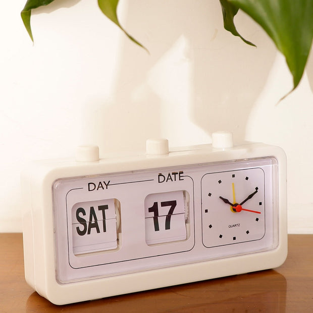 Reveil Calendrier Vintage