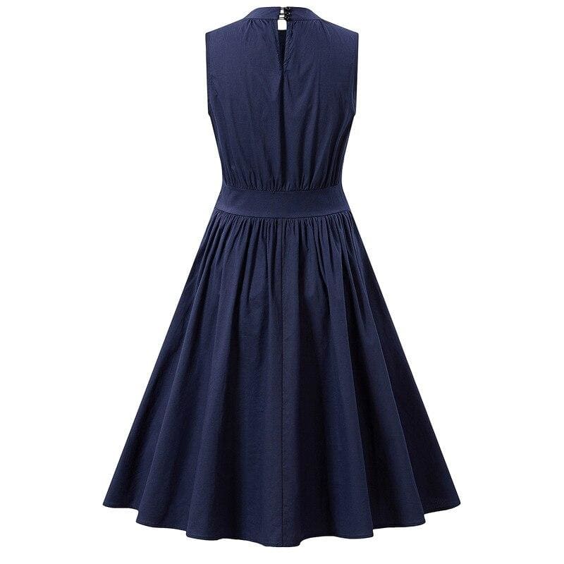 Robe Bleu Marine Vintage Éternel Vintage