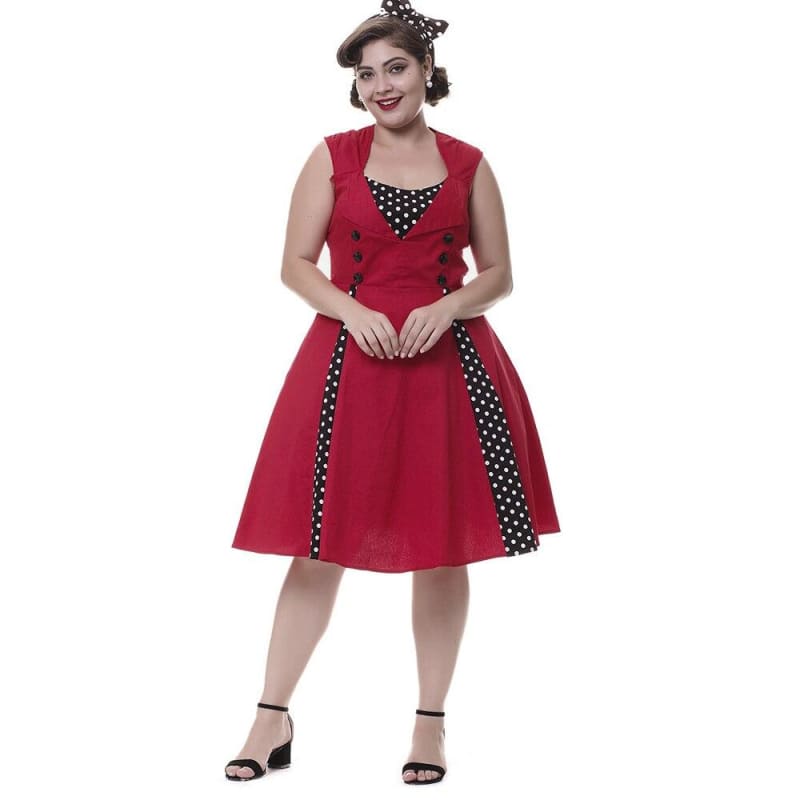 Robe Courte Vintage Grande Taille Éternel Vintage