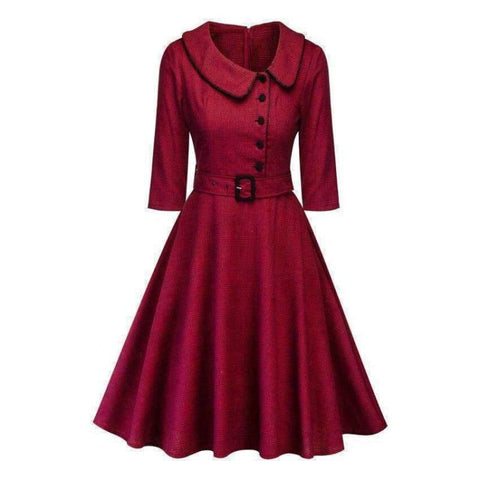 Robe Crayon Rétro Chic